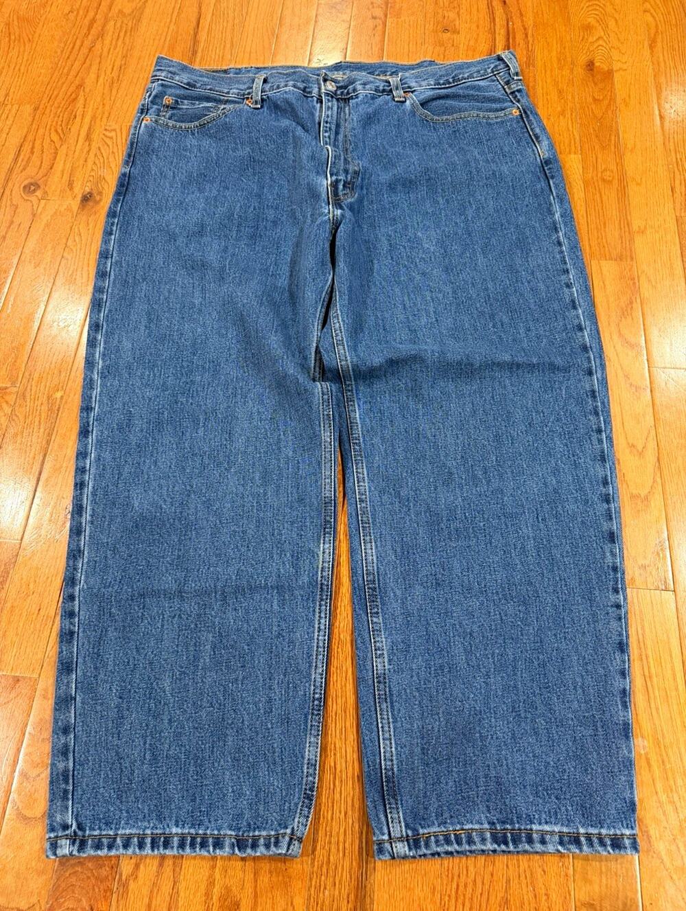 Levi's 550 Relaxed Fit Jeans Men's W44 L29 Actual 42x29 Medium Wash Blue Denim